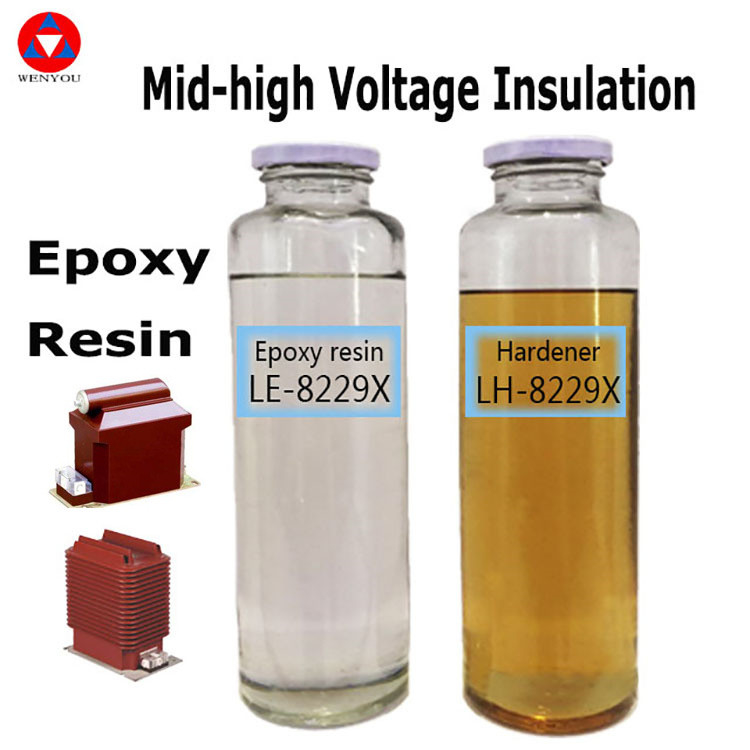 Bi-component gieten epoxyhars en verharden stroom en spanning transformatoren