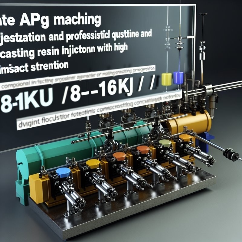 APG-machine en gietharsinspuitsysteem met hoge slagsterkte 8-16 kJ / m2