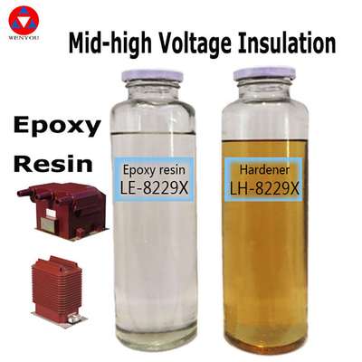 Kleurloze vloeibare gietende epoxyhars gemodificeerde BPA-epoxyhars voor isolatie